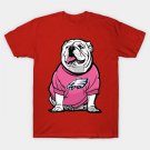 Georgia Bulldogs,Dawg In Philly Pink T-Shirt