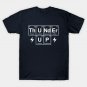 Thunder Up, Periodic Table - Navy T-Shirt