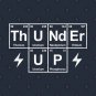 Thunder Up, Periodic Table - Navy T-Shirt