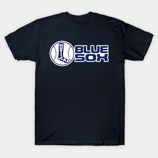 Defunct Utica Blue Sox Baseball Team T-Shirt
