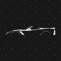 Chevrolet Corvette Z06 Convertible (C7) Silhouette T-Shirt