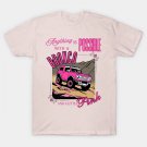 With A Bronco And Pink T-Shirt
