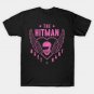 Bret Hart The Hitman Skull T-Shirt