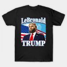 Lebronald Trump Funny Lebron American Flag Political T-Shirt