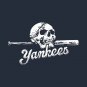 Yankees Skull On Bat T-Shirt