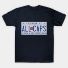 Caps - All Caps Dc License Plate T-Shirt