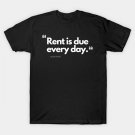 Rent Is Due - Jalen Hurts (Philadelphia Eagles) T-Shirt