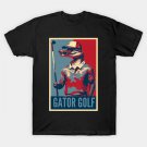 Gator Golf Funny Alligator Golf Player Hope T-Shirt