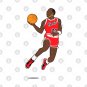 Michal Jordan Flying Vintage T-Shirt