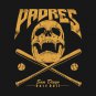 Padres Baseball Vintage Skull T-Shirt