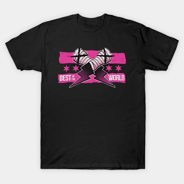 Cm Punk Best In The World Pink T-Shirt