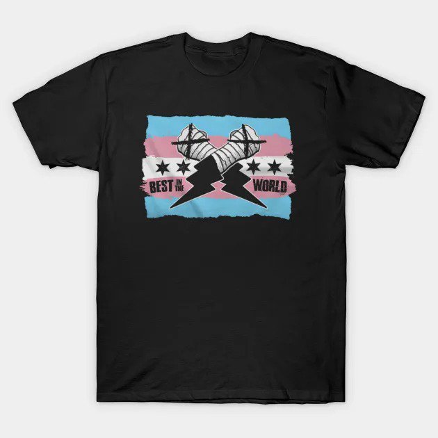 Cm Punk Best In The World Trans Pride T-Shirt