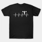 Weight Lifting Heartbeat Gift For Weightlifters T-Shirt