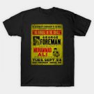 Ali Vs Foreman Glued Poster T-Shirt