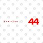 Lewis Hamilton 44 Red T-Shirt