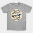 Brooklyn Dodgers Glove & Bat By Buck Tee T-Shirt