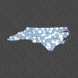 Unc North Carolina County Colors T-Shirt