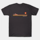 Racing The Sunset' F1 Landscape Design T-Shirt