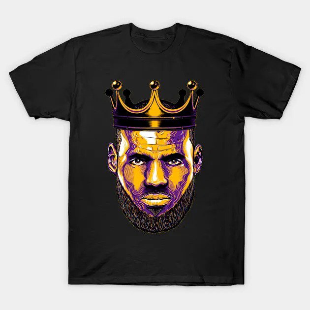 Lebron James Face T-Shirt