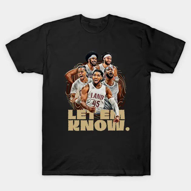 Mitchell Garland Allen Mobley Strus Let Em Kow Basketball Cartoon T-Shirt