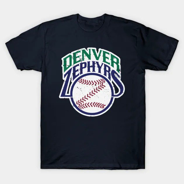 Denver Zephyrs Defunct Vintage Baseball T-Shirt
