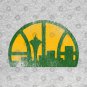 Seattle Supersonics Vintage Distressed Basketball T-Shirt