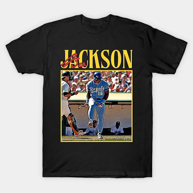 Bo Jackson \\ Style 80S Classic Fanartwork T-Shirt