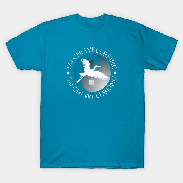 Tai Chi Wellbeing Logo White T-Shirt