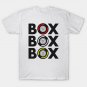 Box Box Box F1 Tire Compound Design T-Shirt