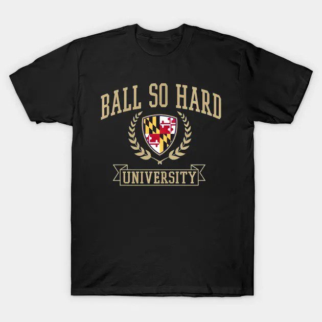 Ball So Hard University Baltimore Ravens - Baloonboo #46 T-Shirt