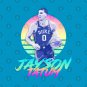 Jayson Tatum Retro Futuristic Aesthetic T-Shirt