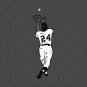 Willie Mays "The Catch" (Black And White) T-Shirt