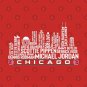 Chicago Basketball Team All Time Legends, Chicago City Skyline T-Shirt