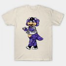 Dinger Triceratops Mascot Colorado Purple T-Shirt