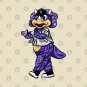 Dinger Triceratops Mascot Colorado Purple T-Shirt
