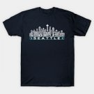 Seattle Baseball Team All Time Legends, Seattle City Skyline T-Shirt