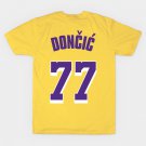 Luka Doncic Lakers Jersey Yellow (Front/Back Print) T-Shirt