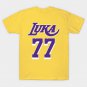 Luka Doncic Lakers Jersey Yellow (Front/Back Print) T-Shirt