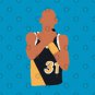 Reggie Miller Choke Sign T-Shirt