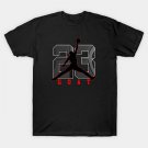 Michael Jordan 23 Black Matte Style T-Shirt