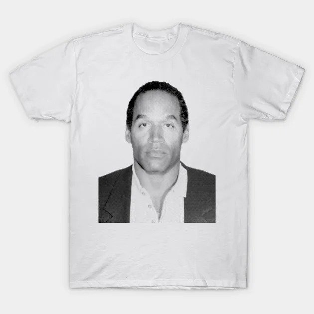 Oj Simpson Mugshot T-Shirt