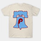 Powder Blue Retro Baseball Phillies Liberty Bell T-Shirt