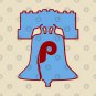 Powder Blue Retro Baseball Phillies Liberty Bell T-Shirt