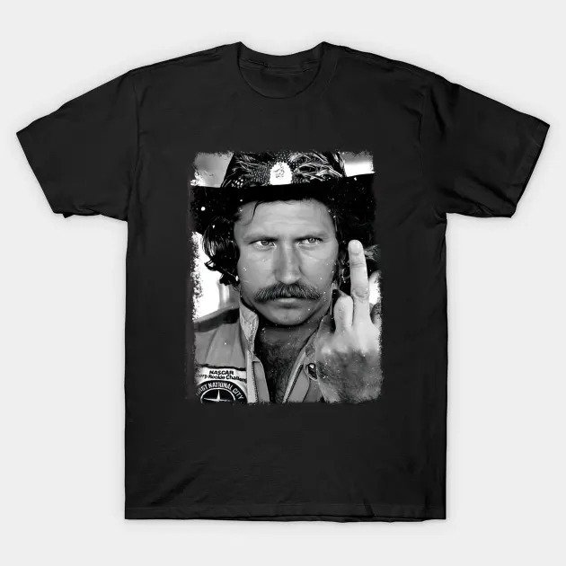 Dale Earnhardt Middle Finger Up Retro 90S Style T-Shirt