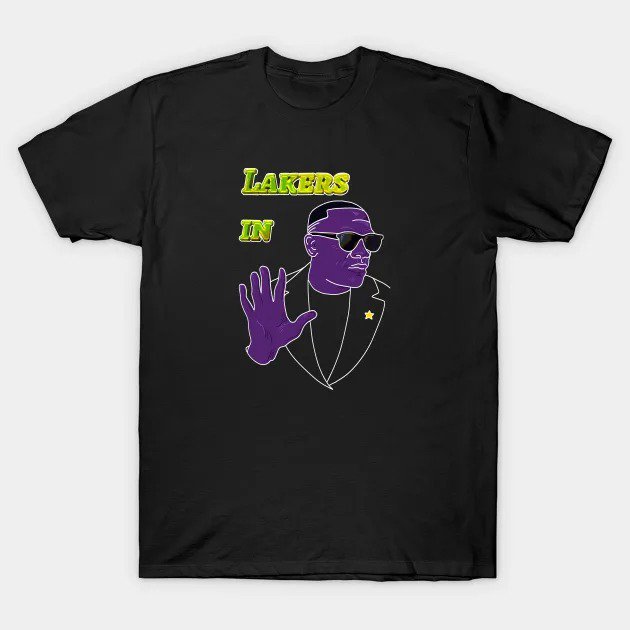 Lakers In Five Design T-Shirt