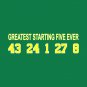 1979 Seattle Sonics Greatest Starting Five T-Shirt