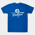 Dodgers Skull On Bat T-Shirt