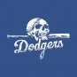 Dodgers Skull On Bat T-Shirt