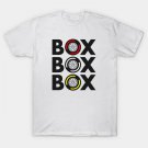 ""Box Box Box"" F1 Tyre Compound Design T-Shirt