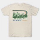 Running / 80S Vintage Style Parody Design T-Shirt